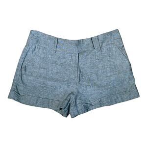 AQUA Blue Shorts Pockets Cuff XS